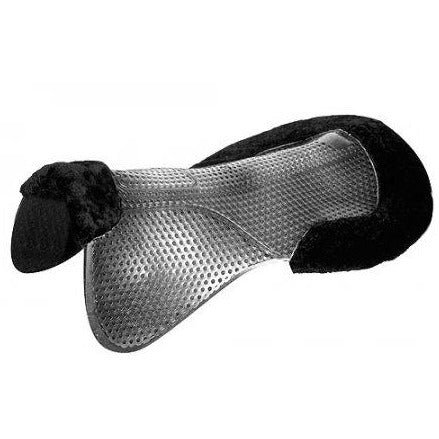 Acavallo Dri-Lex Gel Lambskin Half Pad Black/Black