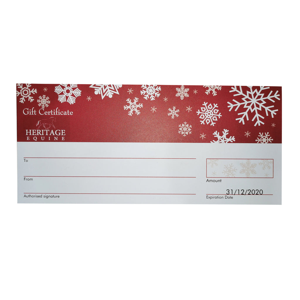 Heritage Equine Gift Voucher