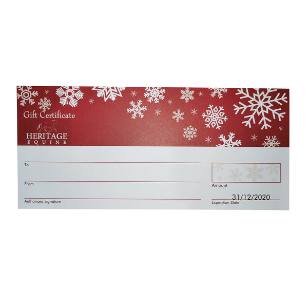 Heritage Equine Gift Voucher