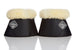 LeMieux Lambskin Over Reach Boot - Black or White with Natural Lambskin