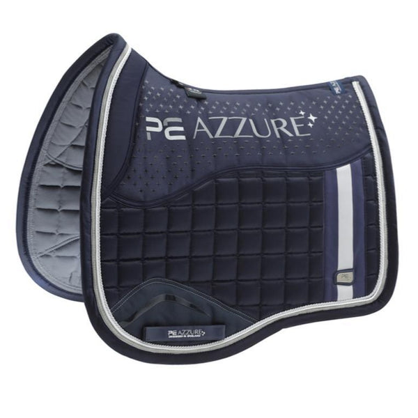 Azzure Anti Slip Satin Dressage Square - Navy