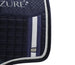 Azzure Anti Slip Satin Dressage Square - Navy
