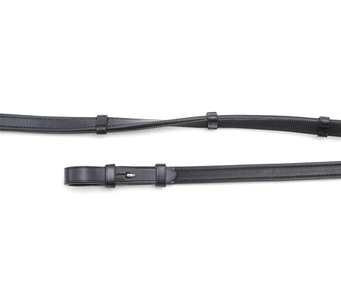 Premier Equine Salvatore Rubber & Leather Grip Reins