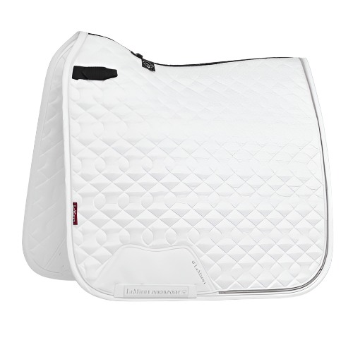 LeMieux White Dressage with Crystal Edge