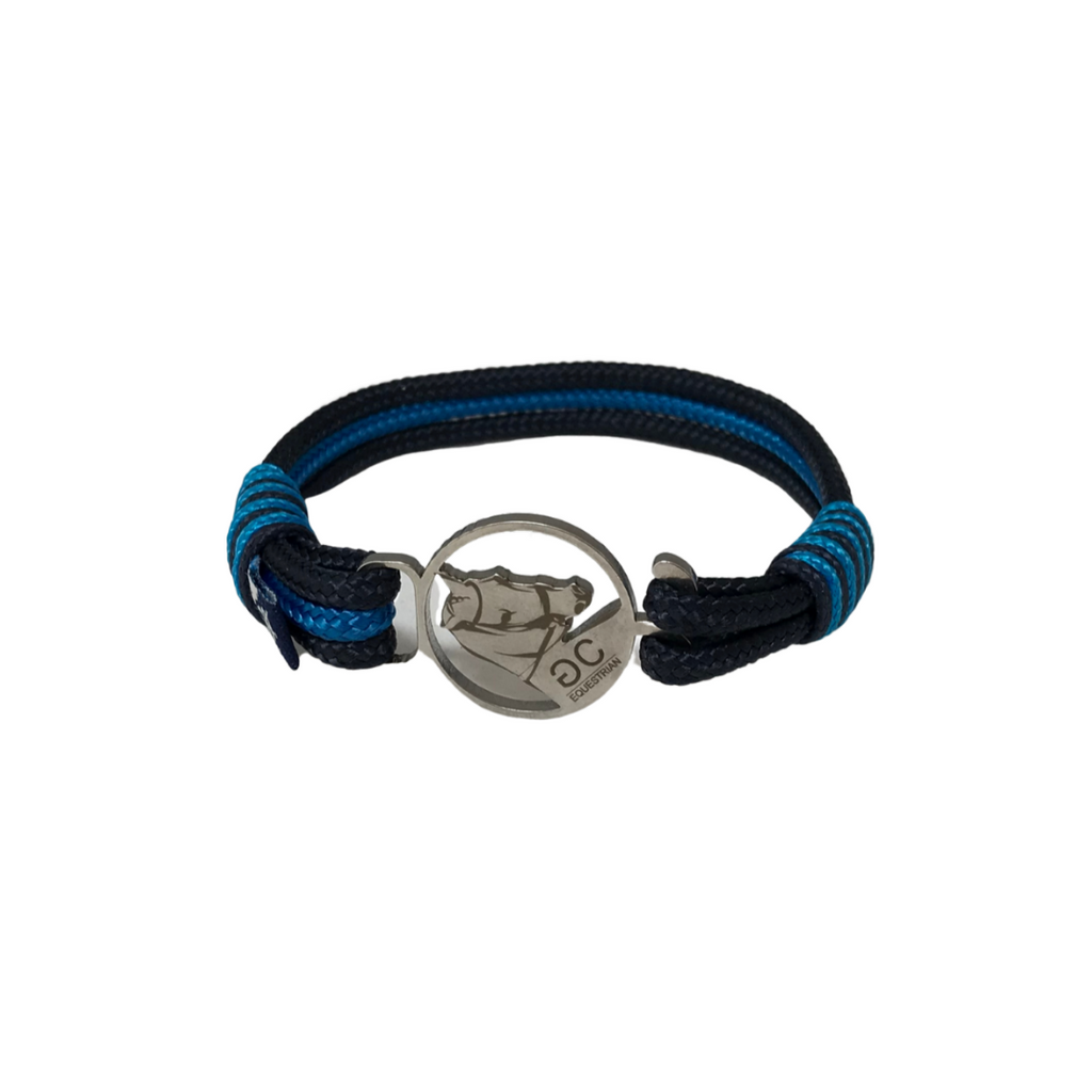 Breeze Black and Turquoise Rope Bracelet
