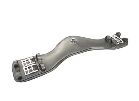 Loxley Short Anatomical Dressage Girth Black or Cocoa - ON SALE. Was $295