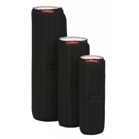 LeMieux Stable Bandages - Knitted Protective Hard Wearing Support - Black/Navy 2022
